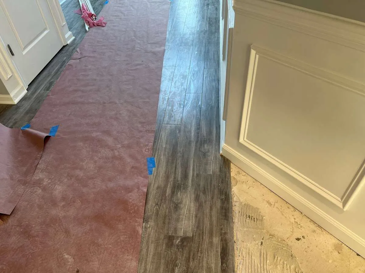 Completed marble shower restoration in Peachtree City